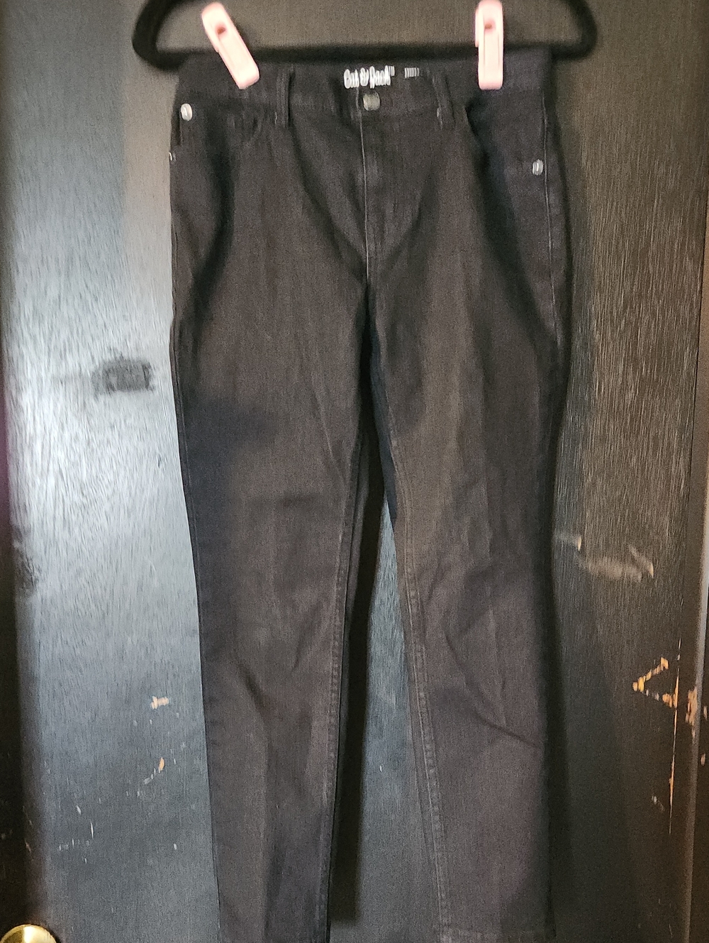 Cat & Jack Boys  Size 12 Black Skinny Straight Jeans
